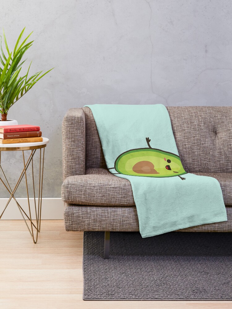 Avo-cuddle? Throw Blanket for Sale by daisy-beatrice