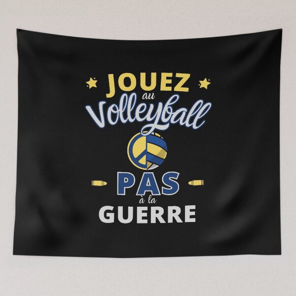 Item preview, volleyball player - play volleyball not war designed and sold by RomualdGR.