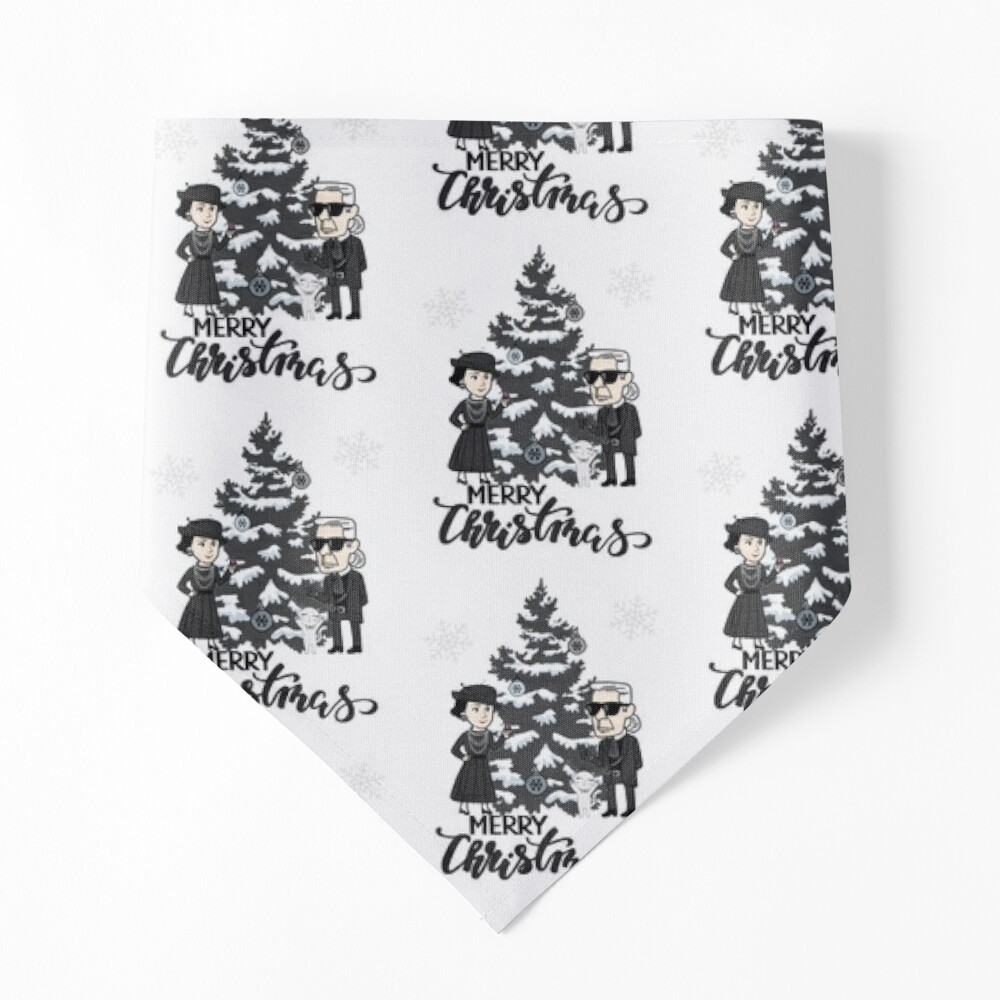 Black and White Merry Christmas Wrapping Paper