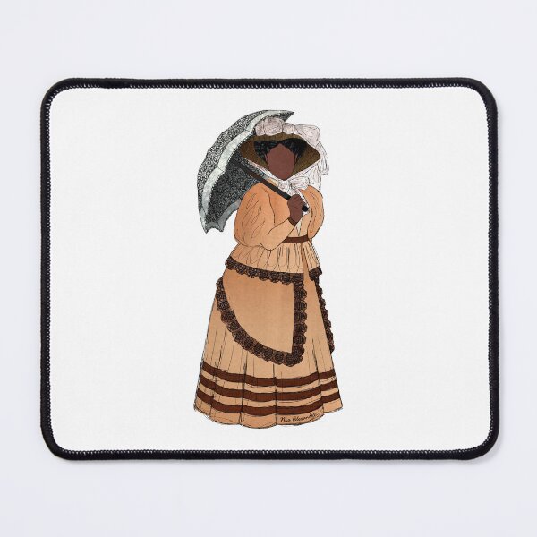 Item preview, Woman in a brown gown with hat and parasol designed and sold by Nia Alexander.