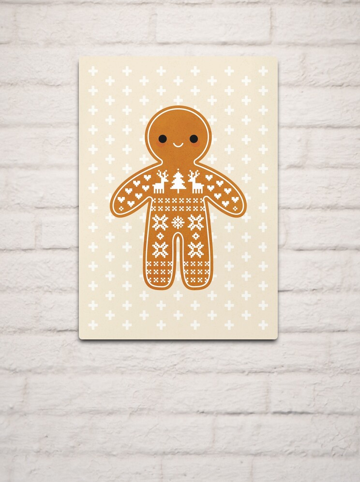 Sweater Pattern Gingerbread Cookie