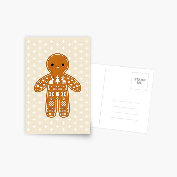 Item preview, Sweater Pattern Gingerbread Cookie designed and sold by Daisy Beatrice.
