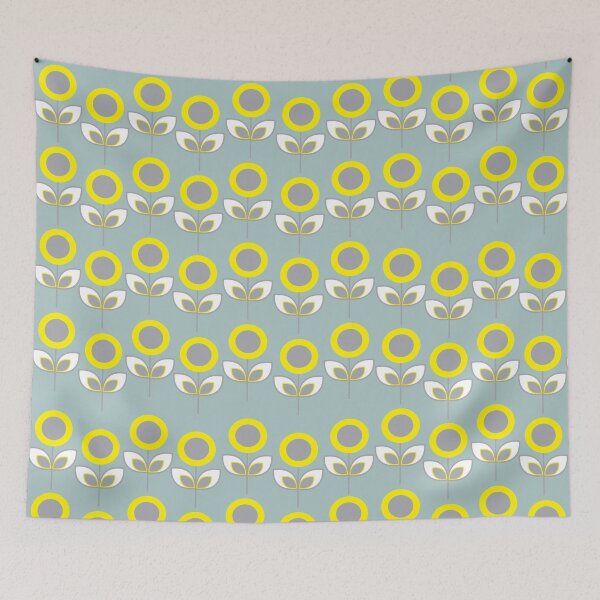 Item preview, Yellow and Grey Art designed and sold by Nisha Prabhu.