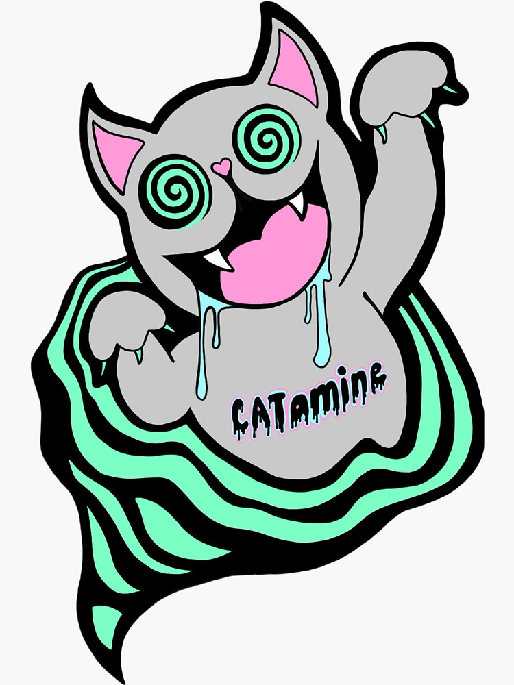 "Catamine" Sticker for Sale by nsuanesthesia23 Redbubble