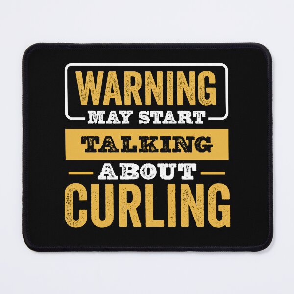 Item preview, Warning May Start Talking About Curling , Curling Lovers Christams Gift designed and sold by xlnv.