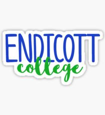 endicott college Sticker