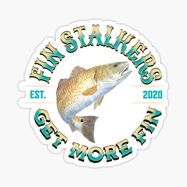 Vista previa del artículo con la obra «Fin Stalkers obtener más Fin Red Bass», diseñado y vendido por jenncapo.