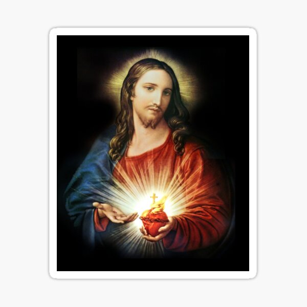 Item preview,  Most Sacred Heart of Jesus The Sacred Heart of Jesus, Jesus Christ, Sacred Heart designed and sold by AMDG Line.
