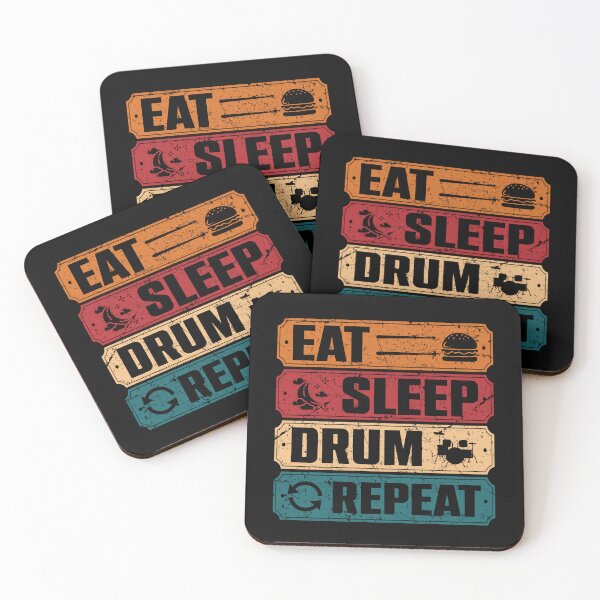 Item preview, Eat. Sleep. Drum. Repeat! designed and sold by angelusdark.