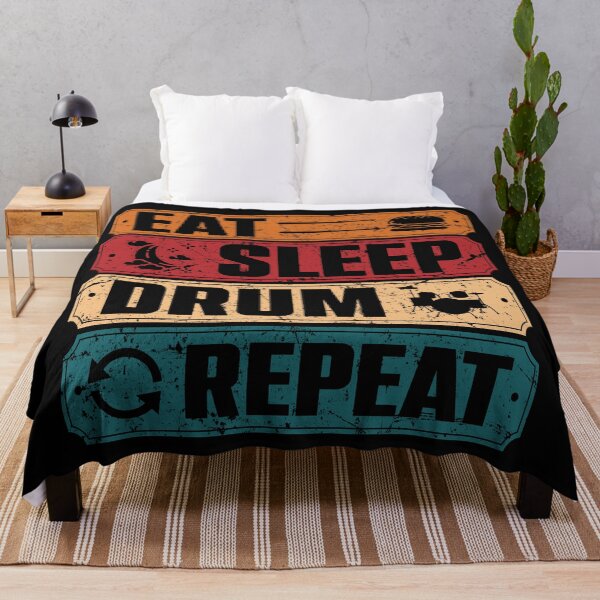 Item preview, Eat. Sleep. Drum. Repeat! designed and sold by angelusdark.