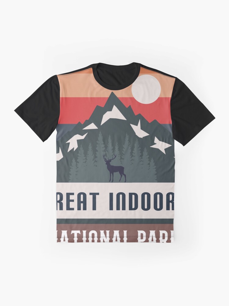 Imagen 4 de 5, Camiseta gráfica con la obra Gran Parque Nacional Interior, diseñada y vendida por Road-tees.