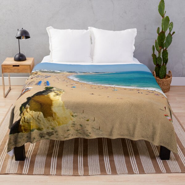 Item preview, Beach At Albufeira Town In The Algarve designed and sold by GG WALL ART.