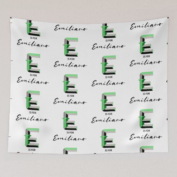 Item preview, E is for Emiliano designed and sold by LoveThatName.