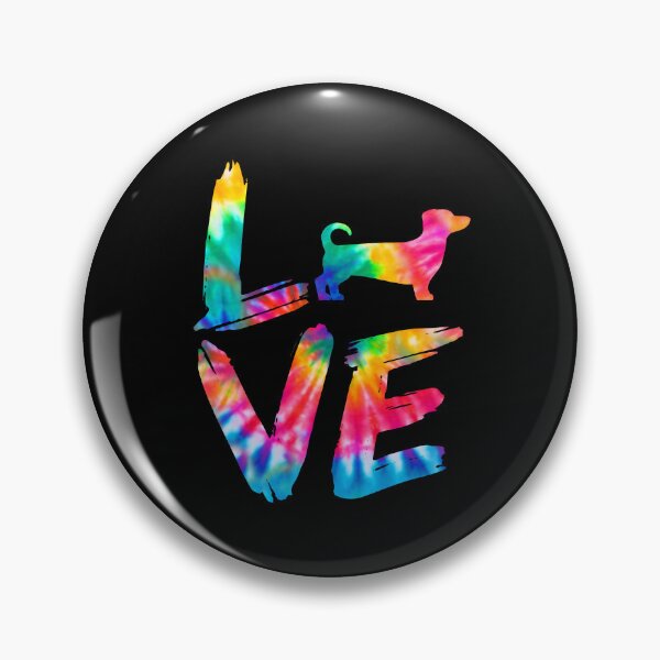 Item preview, Jackshund Dog Love Tie Dye Design designed and sold by rafaeltto.