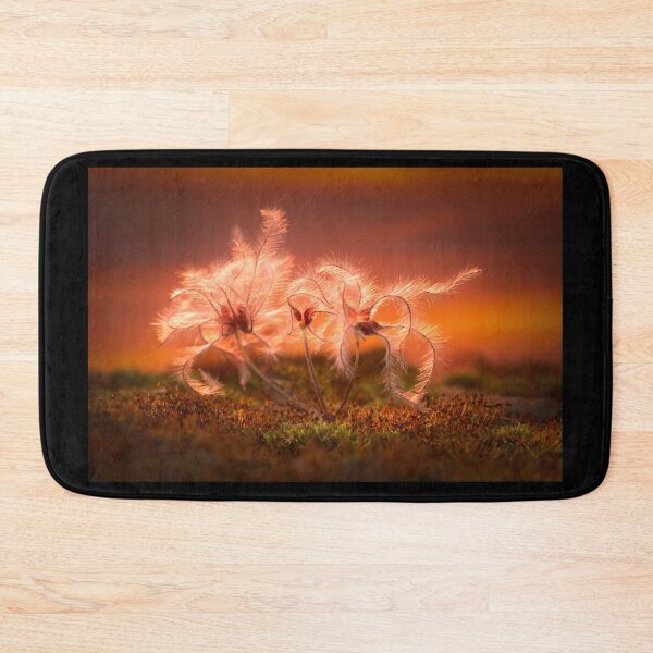 Item preview, Sunset Macro Nature Scene of Moss and Plant designed and sold by RonelBroderick.