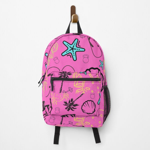 Item preview, Beach and gym pink pattern designed and sold by WAVIstore.