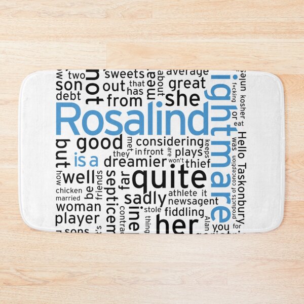Item preview, Rosalind est un cauchemar Taskmaster blanc et bleu  classique designed and sold by spicecarnerl.