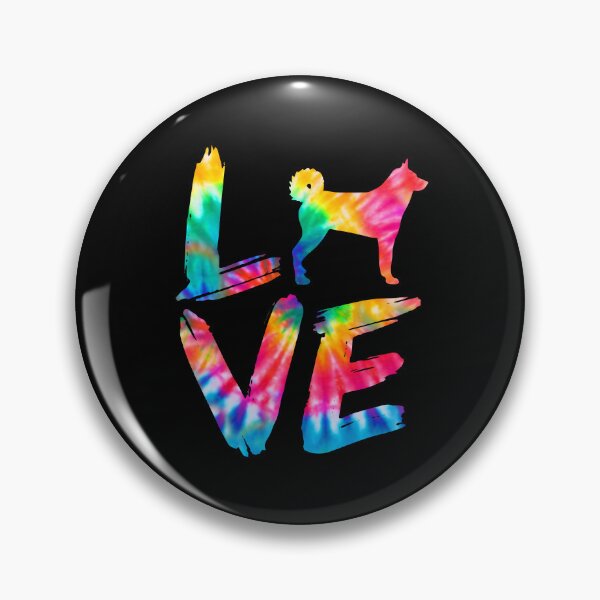 Item preview, Karelian Bear Dog Love Tie Dye Design designed and sold by rafaeltto.