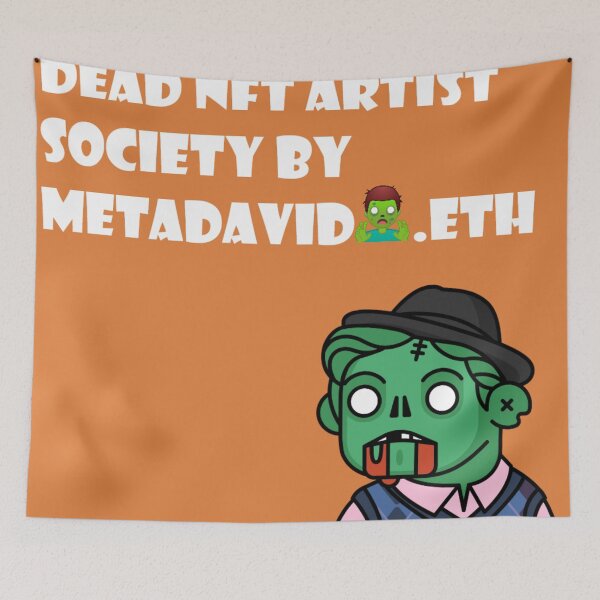 Item preview, Dead NFT Artist Society Store designed and sold by metadavideth.