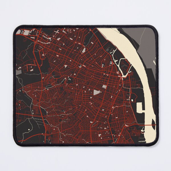 Item preview, Barranquilla City Map Colombia - Vector designed and sold by deMAP.