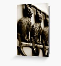 brass mogs Greeting Card