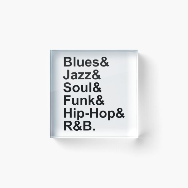 Item preview, Rues B Blues Jazz Soul Funk Hip Hop  essentiel designed and sold by spicecarnerl.