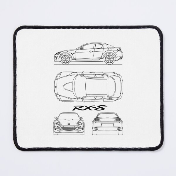 Item preview, RX-8 Blueprint In Black Classic  designed and sold by spicecarnerl.