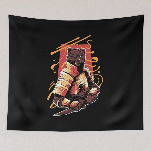 Item preview, Bear Samurai Tribe Katana Warrior designed and sold by BakaOutfit.