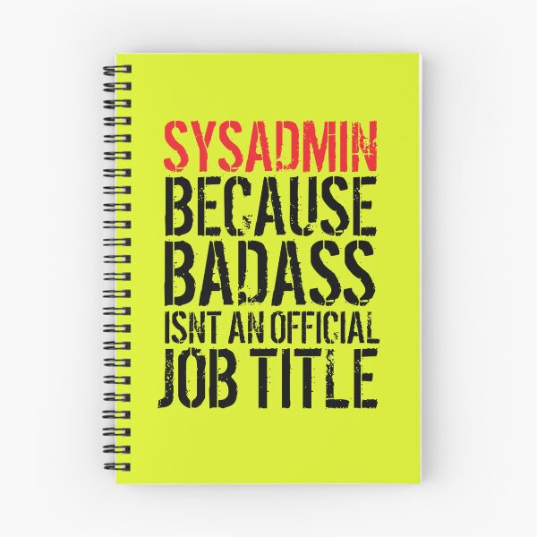 Item preview, Badass Sysadmin  T-Shirt designed and sold by LukasFreund.