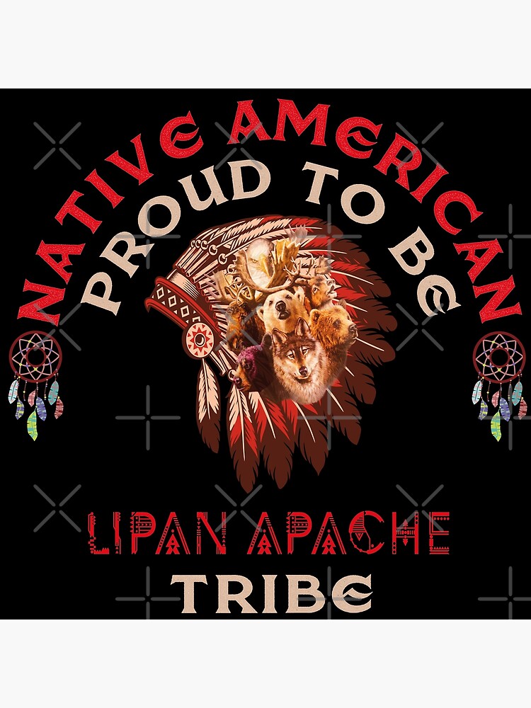 "Native American Proud To Be LipanApache Tribe" Photographic Print for