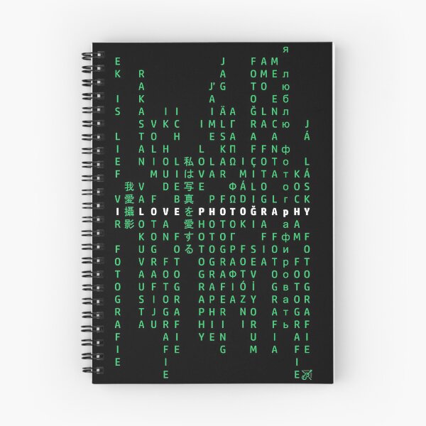 Item preview, I Love Photography - Matrix - Green designed and sold by hegeduspeter.