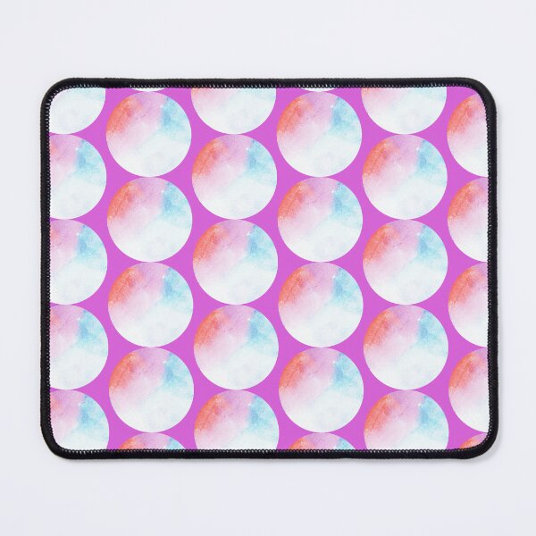 Item preview, Red blue lilac watercolor circle designed and sold by lausn.