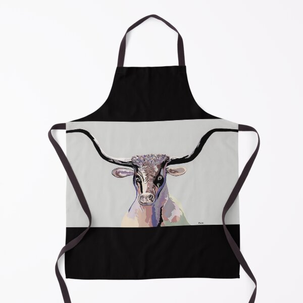 Item preview, Longhorn in Denim Colors designed and sold by EloiseArt.