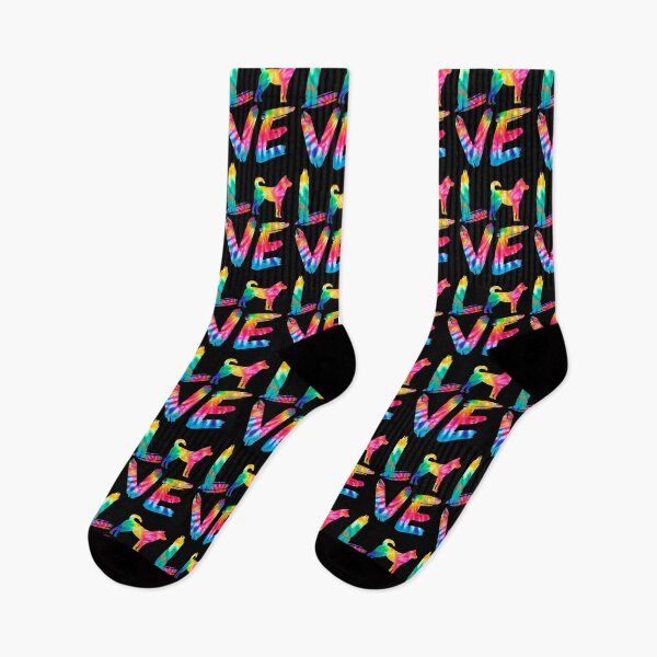 Item preview, Korean Jindo Dog Love Tie Dye Design designed and sold by rafaeltto.
