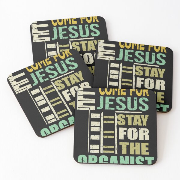 Item preview, come for jesus stay for the organist  designed and sold by CallieStore.
