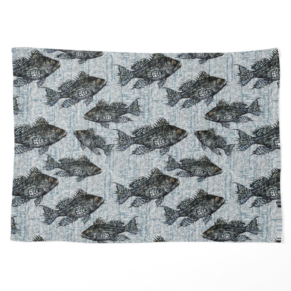 Black Sea Bass Textured Pattern | Backpack