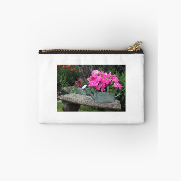 Item preview, Pink Petunias In Watering Can  designed and sold by Sandra Foster.