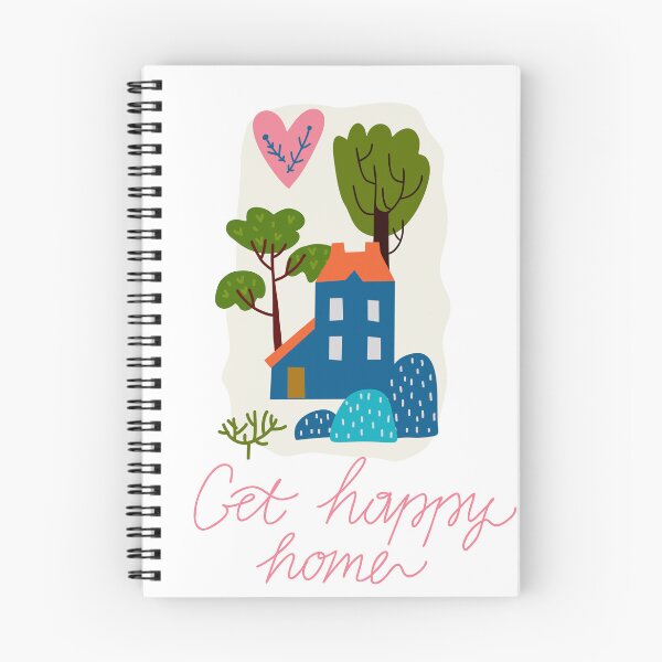 Item preview, Get happy Home. Farm house. Illustration with a landscape in a rural style in a cute naive style. designed and sold by Olga Matskevich.