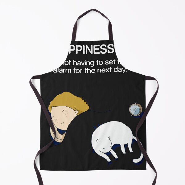 Item preview, happiness is not having to set the alarm for the next day designed and sold by CallieStore.
