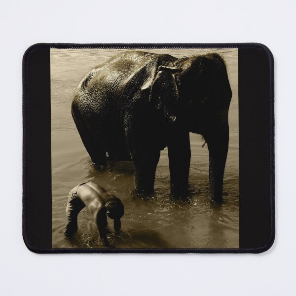 Item preview, MAN AND ELEPHANT NEPAL designed and sold by DanaMire.