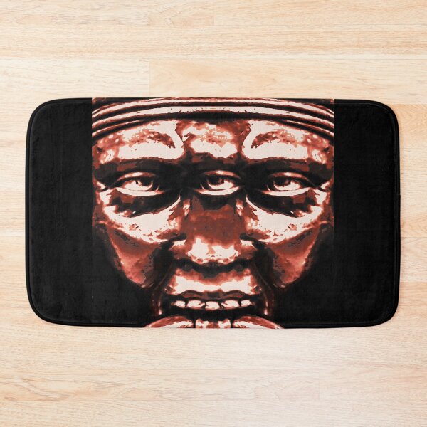 Item preview, Creepy Tribal Head Portrait Artwork designed and sold by DFLC Prints.