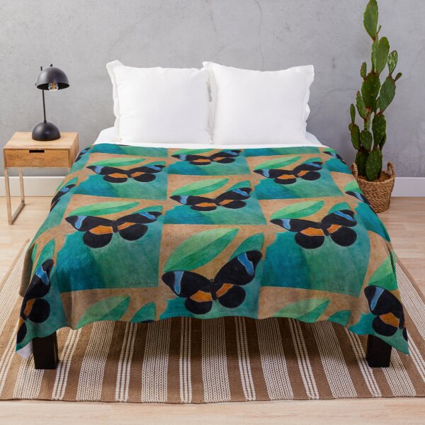 Item preview, orange blue and black butterfly designed and sold by Rebekah Gavra.