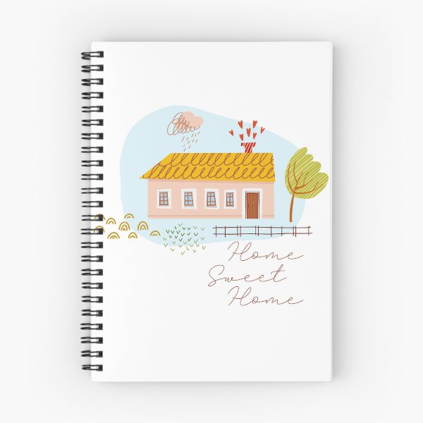 Item preview, Home Sweet Home. Farm house. Illustration with a landscape in a rural style in a cute naive style. designed and sold by Olga Matskevich.