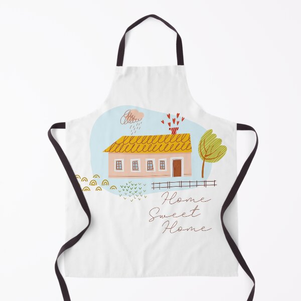 Item preview, Home Sweet Home. Farm house. Illustration with a landscape in a rural style in a cute naive style. designed and sold by Olga Matskevich.
