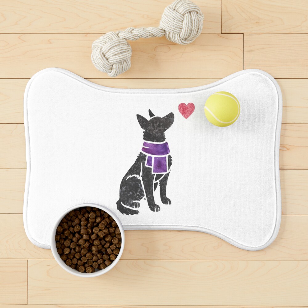 Item preview, Dog Mat designed and sold by animalartbyjess.