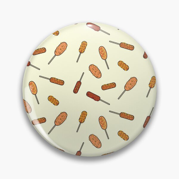 Item preview, Korean corn dog pattern, korean snack, korean hot dog, korean street food, fast food, asian snack designed and sold by SGS-.