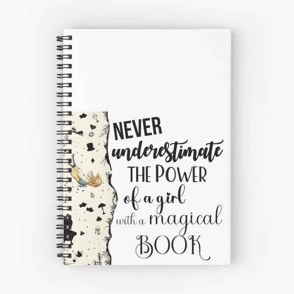 Item preview, Never underestimate the power of a girl with a magical book designed and sold by Karenamoon.