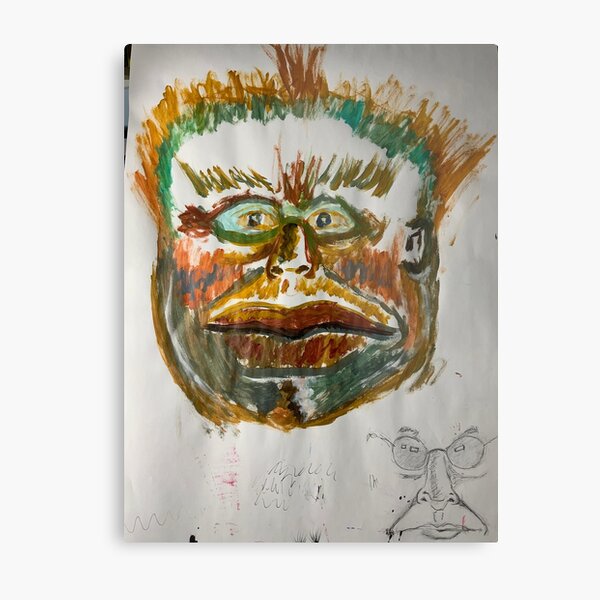 Raw Work Metal Print
