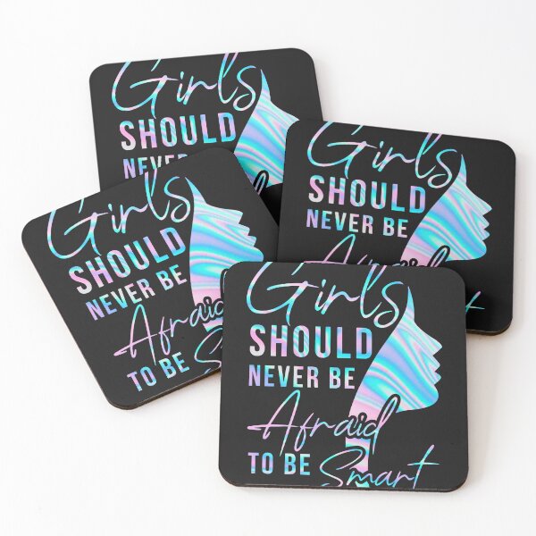 Item preview, Girls should never be afraid to be smart  designed and sold by CallieStore.