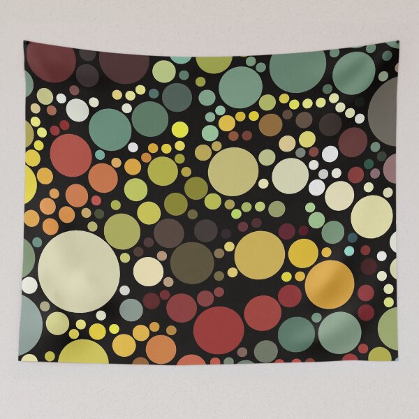Item preview, Colorful Polka Dots Multicolored Bubble Pattern designed and sold by patternsoup.